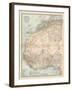 Plate 54. Map of Africa-Encyclopaedia Britannica-Framed Art Print