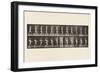 Plate 540.A, Bow Legs; Boy; B, Spinal Caries; Girl Walking, 1885 (Collotype on Paper)-Eadweard Muybridge-Framed Giclee Print