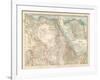 Plate 55. Map of Africa-Encyclopaedia Britannica-Framed Art Print