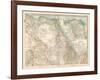 Plate 55. Map of Africa-Encyclopaedia Britannica-Framed Art Print