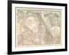 Plate 55. Map of Africa-Encyclopaedia Britannica-Framed Art Print