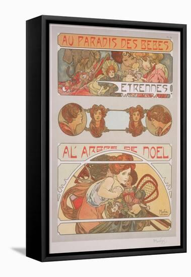 Plate 56 from 'Documents Decoratifs', 1902-Alphonse Mucha-Framed Stretched Canvas