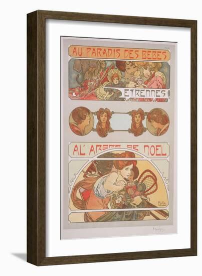 Plate 56 from 'Documents Decoratifs', 1902-Alphonse Mucha-Framed Giclee Print