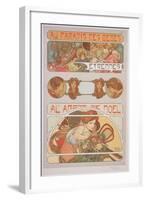 Plate 56 from 'Documents Decoratifs', 1902-Alphonse Mucha-Framed Giclee Print