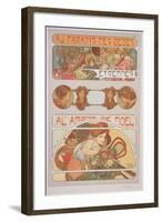 Plate 56 from 'Documents Decoratifs', 1902-Alphonse Mucha-Framed Giclee Print