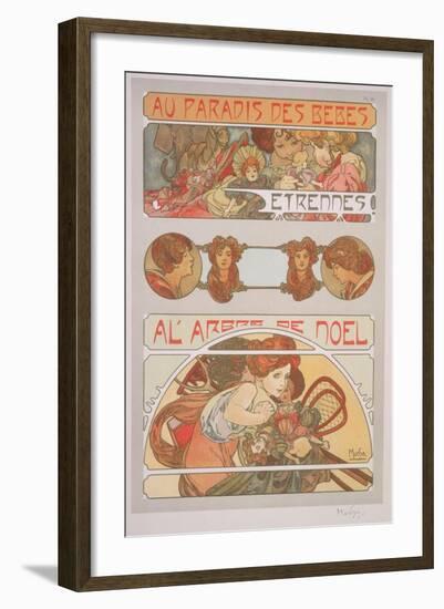 Plate 56 from 'Documents Decoratifs', 1902-Alphonse Mucha-Framed Giclee Print