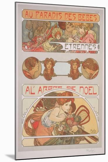Plate 56 from 'Documents Decoratifs', 1902-Alphonse Mucha-Mounted Giclee Print