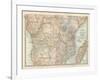 Plate 56. Map of Africa-Encyclopaedia Britannica-Framed Art Print