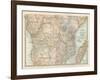 Plate 56. Map of Africa-Encyclopaedia Britannica-Framed Art Print