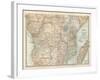 Plate 56. Map of Africa-Encyclopaedia Britannica-Framed Art Print