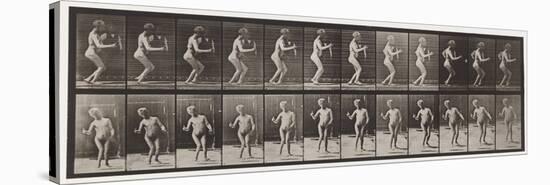Plate 561. Hydrocephalus; Walking, 1885 (Collotype on Paper)-Eadweard Muybridge-Stretched Canvas