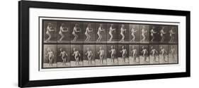 Plate 561. Hydrocephalus; Walking, 1885 (Collotype on Paper)-Eadweard Muybridge-Framed Giclee Print