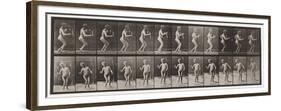 Plate 561. Hydrocephalus; Walking, 1885 (Collotype on Paper)-Eadweard Muybridge-Framed Premium Giclee Print