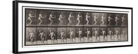 Plate 561. Hydrocephalus; Walking, 1885 (Collotype on Paper)-Eadweard Muybridge-Framed Premium Giclee Print