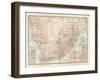 Plate 57. Map of Africa-Encyclopaedia Britannica-Framed Art Print