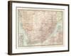 Plate 57. Map of Africa-Encyclopaedia Britannica-Framed Art Print