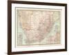 Plate 57. Map of Africa-Encyclopaedia Britannica-Framed Art Print