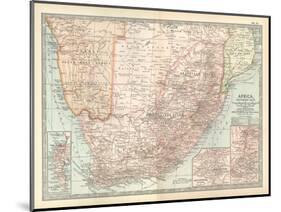 Plate 57. Map of Africa-Encyclopaedia Britannica-Mounted Art Print