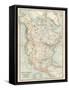 Plate 58. Map of North America. Alaska-Encyclopaedia Britannica-Framed Stretched Canvas