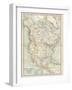 Plate 58. Map of North America. Alaska-Encyclopaedia Britannica-Framed Art Print