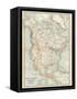 Plate 58. Map of North America. Alaska-Encyclopaedia Britannica-Framed Stretched Canvas