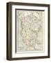 Plate 58. Map of North America. Alaska-Encyclopaedia Britannica-Framed Art Print