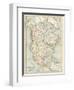 Plate 58. Map of North America. Alaska-Encyclopaedia Britannica-Framed Art Print