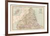 Plate 6. Map of England. Section I. Northumberland-Encyclopaedia Britannica-Framed Premium Giclee Print