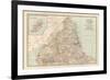 Plate 6. Map of England. Section I. Northumberland-Encyclopaedia Britannica-Framed Premium Giclee Print