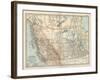 Plate 60. Map of Canada-Encyclopaedia Britannica-Framed Art Print