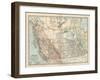 Plate 60. Map of Canada-Encyclopaedia Britannica-Framed Art Print