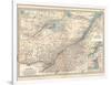 Plate 62. Map of Quebec-Encyclopaedia Britannica-Framed Art Print