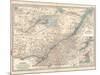 Plate 62. Map of Quebec-Encyclopaedia Britannica-Mounted Art Print