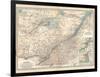 Plate 62. Map of Quebec-Encyclopaedia Britannica-Framed Art Print