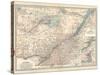 Plate 62. Map of Quebec-Encyclopaedia Britannica-Stretched Canvas