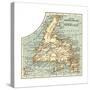 Plate 63. Inset Map of Newfoundland. Canada-Encyclopaedia Britannica-Stretched Canvas
