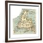 Plate 63. Inset Map of Newfoundland. Canada-Encyclopaedia Britannica-Framed Giclee Print