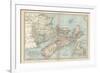 Plate 63. Map of Canada-Encyclopaedia Britannica-Framed Premium Giclee Print