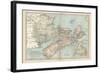Plate 63. Map of Canada-Encyclopaedia Britannica-Framed Art Print