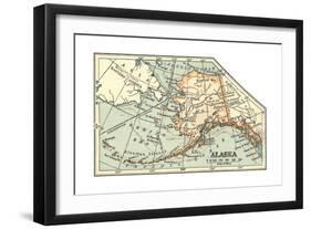 Plate 64. Inset Map of Alaska. United States-Encyclopaedia Britannica-Framed Giclee Print