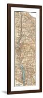 Plate 69. Inset Map of the Hudson River-Encyclopaedia Britannica-Framed Art Print