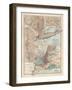 Plate 69. Map of New York State-Encyclopaedia Britannica-Framed Art Print