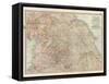 Plate 7. Map of England. Section II. Yorkshire-Encyclopaedia Britannica-Framed Stretched Canvas