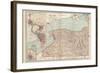 Plate 71. Map of New York State-Encyclopaedia Britannica-Framed Art Print