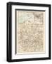 Plate 74. Map of Pennsylvania-Encyclopaedia Britannica-Framed Art Print