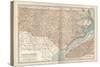 Plate 78. Map of North Carolina. United States-Encyclopaedia Britannica-Stretched Canvas