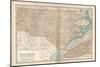 Plate 78. Map of North Carolina. United States-Encyclopaedia Britannica-Mounted Art Print