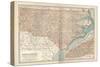 Plate 78. Map of North Carolina. United States-Encyclopaedia Britannica-Stretched Canvas