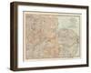 Plate 8. Map of England-Encyclopaedia Britannica-Framed Art Print