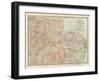 Plate 8. Map of England-Encyclopaedia Britannica-Framed Art Print